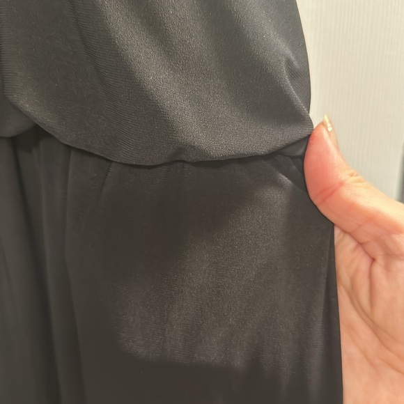 Macy’s black long dress sz8 - Picture 4 of 5